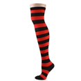 thumbnail image 3 of Calcetines hasta la rodilla de tubo largo estilo japonés para mujer, medias hasta el muslo a rayas para estudiante y chica, 3 of 5