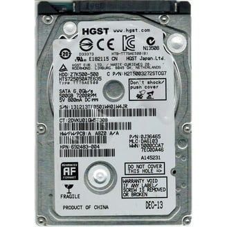 Hitachi HTS545050A7E380 P/N: 0J30435 MLC: DA5116 500GB - Walmart.com