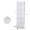 thumbnail image 1 of 24 Pockets Shoe Rack Hanging Over The Door Shoe Rack Space Saving Shoe Cabinet With 3 Hooks White, 1 of 2