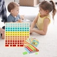 thumbnail image 3 of TISHITA Wooden Puzzle Board Building Block Montessori Toy Number, 3 of 8