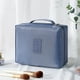 thumbnail image 2 of Bolsa de maquillaje, neceser impermeable, neceser de viaje, organizador de doble capa, estuche de maquillaje portátil, bolsa multifuncional para cosméticos y artículos de tocador., 2 of 9