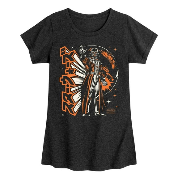 Star Wars - Darth Vader Grip On The Galaxy - Toddler And Youth Girls Fitted Short Sleeve Tee