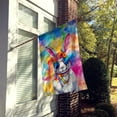 thumbnail image 2 of Hippie Animal Rabbit House Flag, 2 of 5
