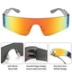 thumbnail image 5 of Gafas de sol FEISEDY sin montura estilo futurista Y2K envolventes B2927, 5 of 8