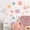pk, variant on Teissuly Colorful Daisy Floral Background Decoration Wall Stickers Warm Bedroom Self-adhesive Wall Stickers