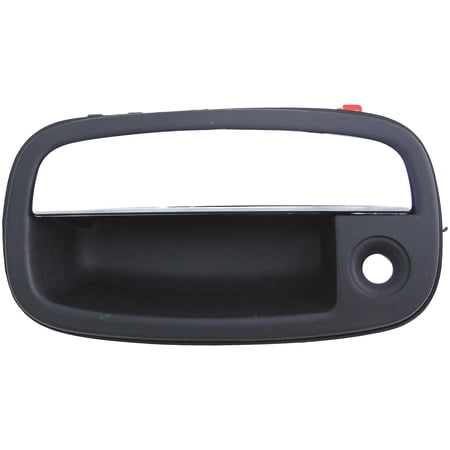 Dorman 83589 Front Driver Side Exterior Door Handle for Specific Kia Models Chrome Lever and Black Housing