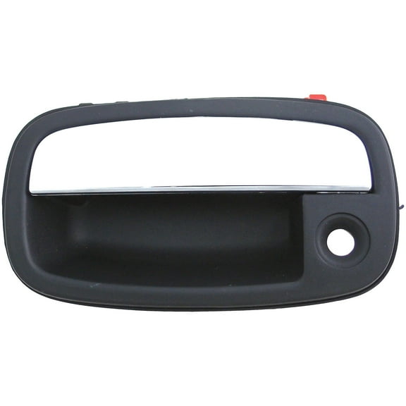 Dorman 83589 Front Driver Side Exterior Door Handle for Specific Kia Models, Chrome Lever and Black Housing