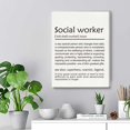 thumbnail image 4 of Thank You Gifts for Social Workers, Appreciation Gifts - Inspirational Definition of Social Workers Wall Art - Perfect Gifts for Retirement & Thanksgiving Women Men Coworker, 4 of 6