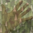 thumbnail image 3 of Deer Tulle Curtains with Rod Pocket, Animals in the Forest Mooses and Pine Trees Pattern Canada Foliage Mammal Design, Sheer Drape for Wedding Party 2 Panels, 7 Sizes, Green Tan Brown, by Ambesonne, 3 of 3