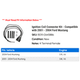 thumbnail image 2 of Ignition Coil Connector Kit - Compatible with 2001 - 2004 Ford Mustang 2002 2003, 2 of 2