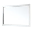 thumbnail image 2 of Maribella 58" Rectangular Bathroom Wood Framed Wall Mirror in White, 2 of 11