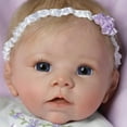 thumbnail image 2 of The Ashton-Drake Galleries So Truly Real® Chloe's Look Of Love Touch Activated Lifelike Baby Girl Doll Weighted Fully Poseable with Soft RealTouch® Vinyl Skin by Artist Linda Murray 22-Inches, 2 of 5