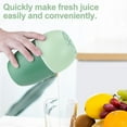 thumbnail image 5 of Hand Juicer, Citrus Juicer, Lemon Squeezer, Portable Citrus Orange Juicer, Mini Hand Manual Juicer for Citrus Fruits, Lime Juicer with Strainer and Container for Gifts, Kitchen, Green, 5 of 8