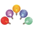 thumbnail image 1 of Ampoules de Remplacement à LED Facettées G50 avec Lumières Multicolores - Lot de 5, 1 of 1