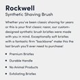 thumbnail image 3 of Rockwell Razors Brosse à Raser à Poils Synthétiques avec Manche en Acrylique Noir Premium - Nœud de 20mm, 3 of 3