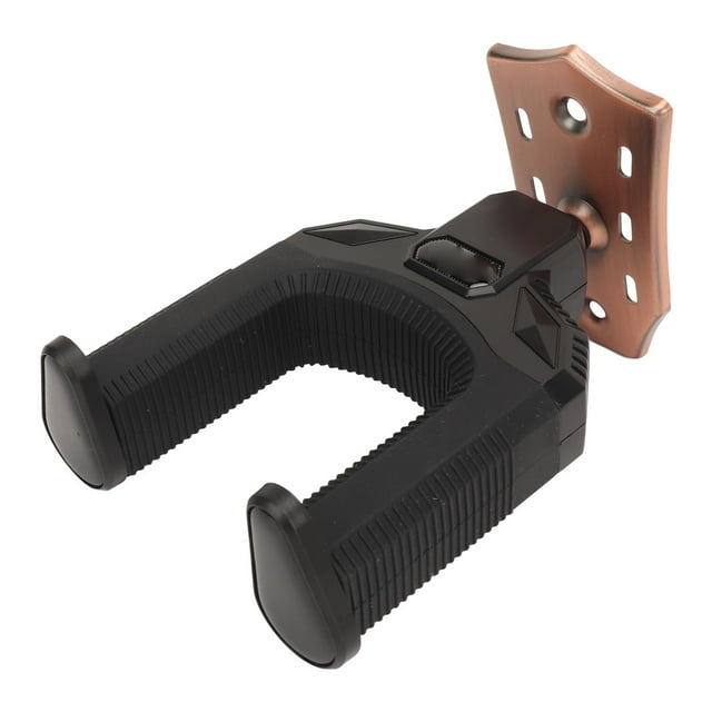 Self Locking Guitar Wall Mount Hanger, Protects Instruments, Saves Space, Compatible With All Guitar Types