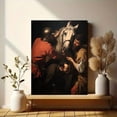 thumbnail image 6 of Caravaggio The Healing of the Cripple Canvas Print Wall Art Painting, Decor for Living Room Bedroom Dining Room Office Hallway Study Cafe Hotel, 6 of 8