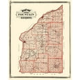 thumbnail image 2 of Baskin 12x14 White Modern Wood Framed Museum Art Print Titled - Fountain Indiana - Baskin 1876, 2 of 4
