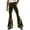 Yellow, variant on ZHOGXU Dress Pants For Men Velvet Belt Flare Wide Leg Pants Casual Soft Trousers For Everyday Wear,Coffee,S