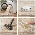thumbnail image 7 of SIXHOME 3'x5' Area Rugs for Living Room, Washable Vintage Retro Rug, Soft Distressed Indoor Carpet, Neutral Non-Slip Area Rug for Bedroom, Beige, 7 of 7