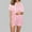 Pink, variant on Njoeus Lounge Sets for Women Fall Outfits for Women 2024 Pajamas Set for Women Floral Two Piece Outfits Short Sleeve Sleepwear Button Up Nightwear with Shorts Set Women Soft Pjs Lounges Set S-Xxl Comf