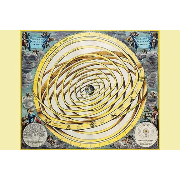 Celestial Map-Fine art canvas print (20" x 30")