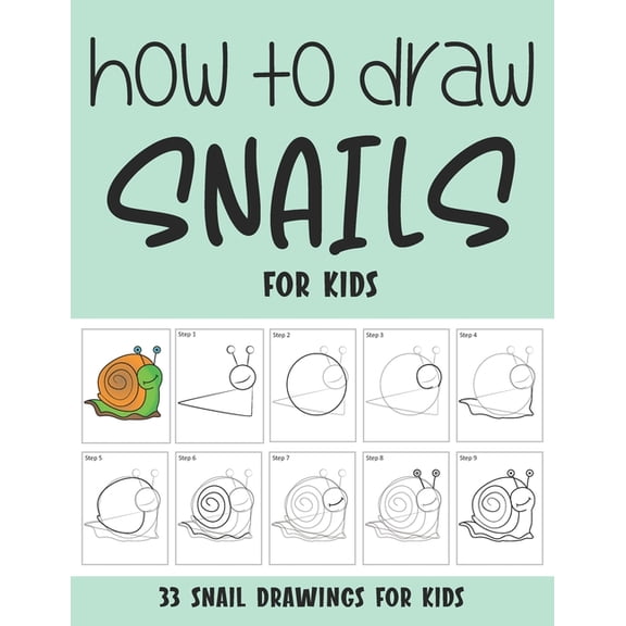 How to Draw Snails for Kids, (Paperback)
