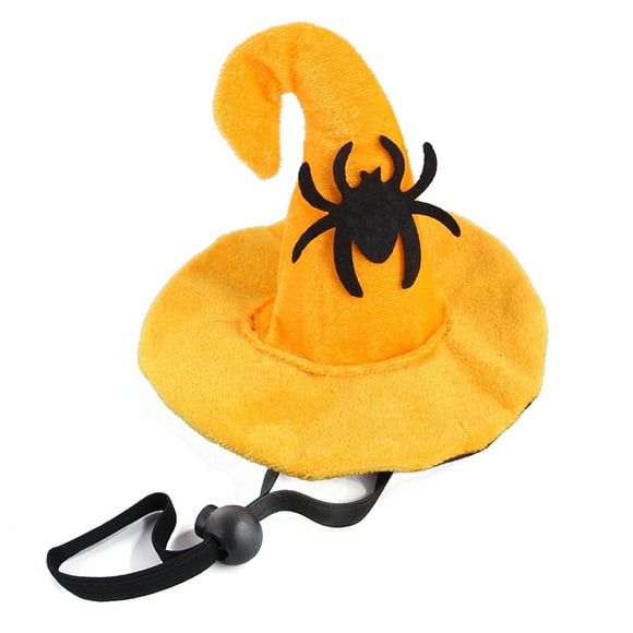1 Pet Halloween Hat Pet Spooky Supplies Cat Halloween Hat Spider gear Dog Spooky wearstyle:style2;
