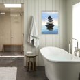 thumbnail image 5 of Zen Canvas Wall Art Zen Stone Painting Prints Spa Meditation Painting Artwork for Spa Yoga Room Bathroom Wall Decor Frame (12.00"&nbsp;x&nbsp;18.00", Zen 1), 5 of 6