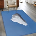 thumbnail image 3 of Blue Sky Area Rug 4x6 Washable Rug Non Slip Abstract Sky White Minimalist Large Area Rug Indoor Floor Carpet for Entryway Bedroom Kitchen Living Room Home Office Dining Room Nursery, 3 of 9