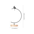 thumbnail image 2 of Support d'Ornement Design Lapin Pot de Fleurs Suspendu Support de Bureau en Fer, 2 of 9