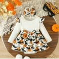 thumbnail image 2 of LWNYDPLSD Baby Halloween Outfits Matching Fall Family Outfits Christmas Outfit Toddler Girl Baby Boy Clothes 3-6 Months Clothes for Girls 5t Clothes, White 12-18 Months, 2 of 9