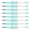 Cyan, variant on 8 PCS Custom Beadable Pens, Durable Premium Material, DIY Pens Making Bling Crystal Plastic Shaft Black Ink Beaded Ball-Point Pen for Gift