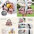 thumbnail image 4 of Jeiento Reading Axolotl Print Backpack and Lunch Box Set for Kids Boys Girls 4 Piece Back to School Supplies 17 Inch School Backpack, Lunch Bag, Pencil Case, Bookmark, 4 of 7