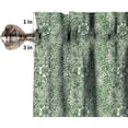 thumbnail image 4 of Vintage Floral Kitchen Curtains Valance,Natural Plant Leaves William Morris Floral Print Rod Pocket Curtains for Window Decoration 3 Piece Set, 4 of 5