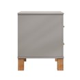 thumbnail image 6 of Leumius Nightstand for Bedroom,Wood Bedside Table with 2 Drawer & Solid Wood Legs,Small Storage Cabinet for Living Room,Gray, 6 of 8