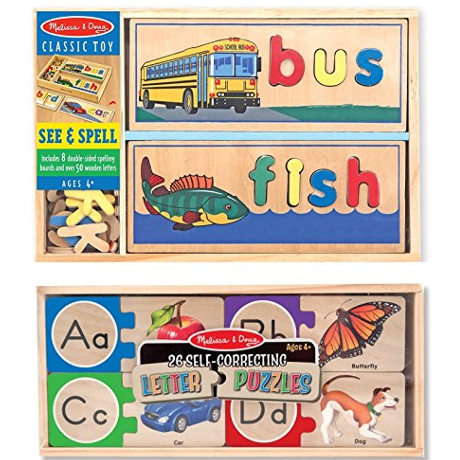 Melissa and doug see and best sale spell puzzle