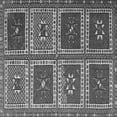 thumbnail image 1 of Ahgly Company Indoor Square Abstract Gray Contemporary Area Rugs, 7' Square, 1 of 1
