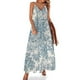 thumbnail image 1 of Vestido sin mangas con diseño de toile francés y flores románticas de color azul pálido, vestido de verano para mujer , conjuntos elegantes para mujer, 1 of 7