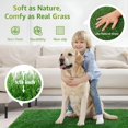 thumbnail image 6 of RLESO Dog Grass Pee Pads,Artificial Dog Grass Pads for Potty Tray,Fake Grass for Dogs to Pee On,Outdoor Indoor Pee Grass for Dog Potty(1418 Inch), 6 of 10