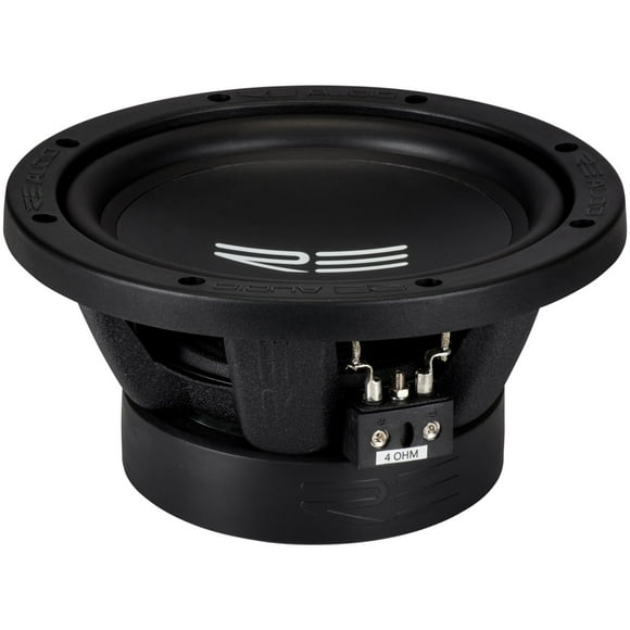 RE AUDIO REX8S4-v2 Série REX V2 Caisson de Basses Simple 4_ (8 Pouces, 200 W RMS, 400 W Crête)