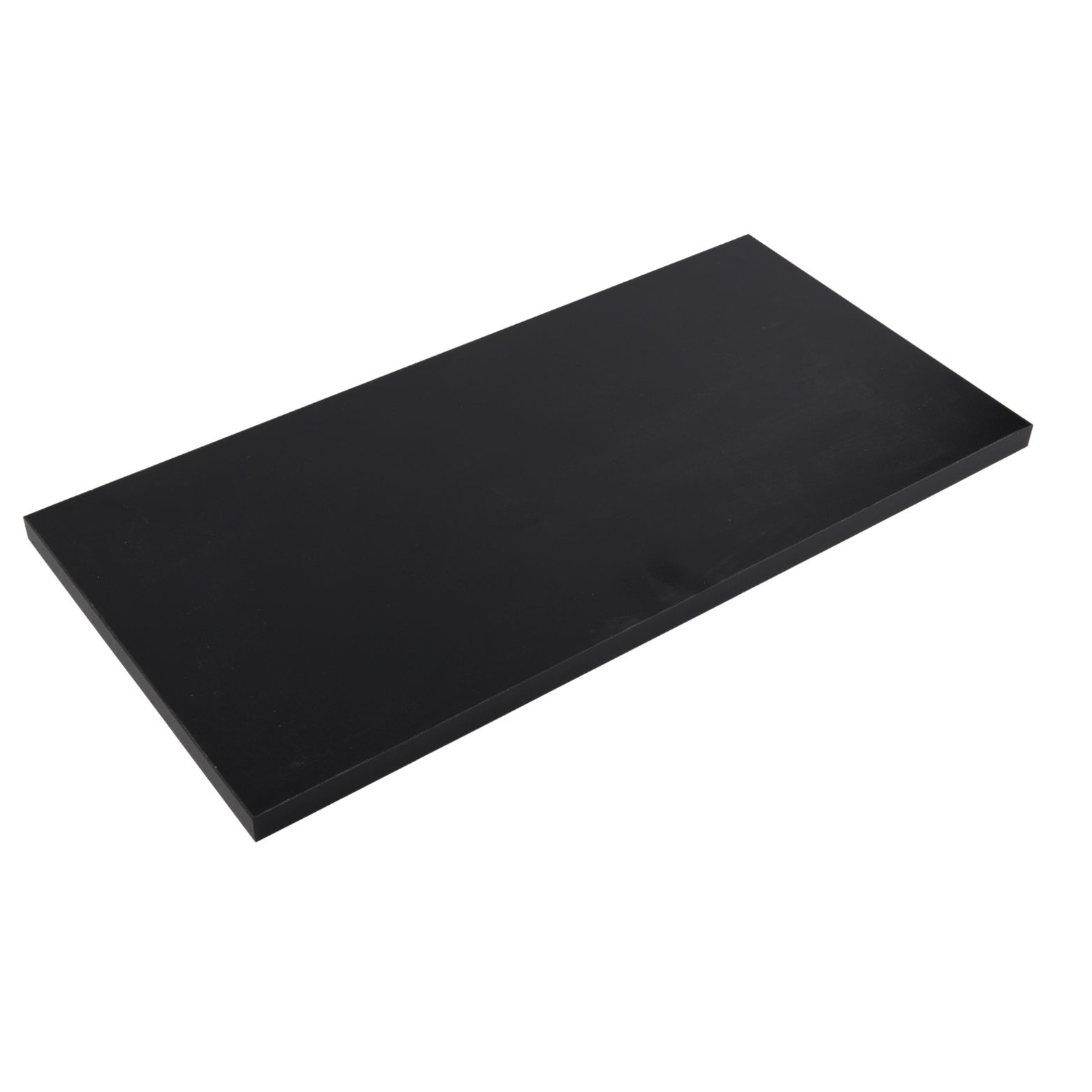 Laminated Black Melamine Shelf - 24