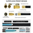 thumbnail image 4 of Copper Bullet Black  Expandable Garden Hose w/10 Pattern Thumb Spray Nozzle  75 FT Lead-Free Ultra-Lightweight Solid Copper Anodized Aluminum Fittings No-Kink, 4 of 8