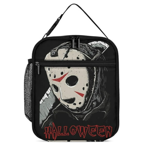Jason Voorhees Lunch Box Thermal Cooler Lunch Bag Portable Insulated Handbag For Office Picnic Hiking