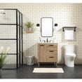 thumbnail image 6 of 30 inch single bathroom vanity in natural oak, 6 of 8
