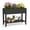 Black, variant on Joxxoaa Raised Garden Bed,Self-Watering Outdoor Raised Planter Box with Drainage Plug and Gauge for Vegetables, Flowers and Herbs, Durable Rustproof Resin for Backyard Patio Porch (Grey)