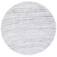 thumbnail image 2 of Safavieh Glory Maksim Abstract Shag Area Rug, Ivory/Light Blue, 6' x 6' Round, 2 of 10