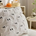 thumbnail image 5 of Halloween Pillow Covers 18x18 Set of 2, Cute Halloween Ghost Spooky Pillows Decorative Throw Pillows for Sofa Couch Bed Fall Holiday Outdoor Home Decorations, 5 of 6