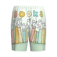 thumbnail image 4 of Picia Books Pajama Shorts for Men, Men's Pajama Bottoms, Sleepwear,Short Pajama Pants-X-Large, 4 of 9