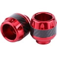 thumbnail image 1 of HUGFEGWE Frame Sliders, 2pcs Carbon Fiber Motorcycle Front Fork Frame Sliders Crash (Red) UA824-16595, 1 of 3